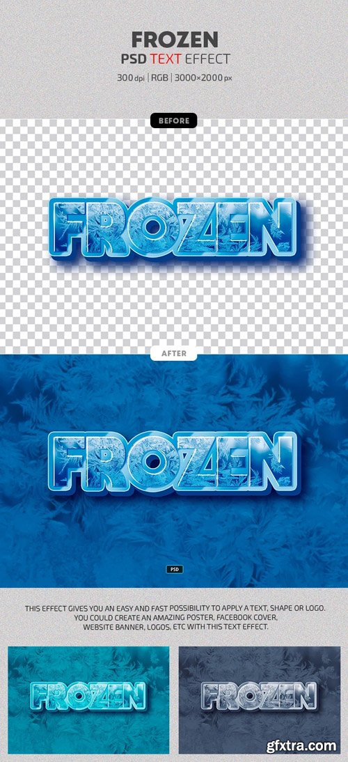 Frozen - Photoshop Text Effects