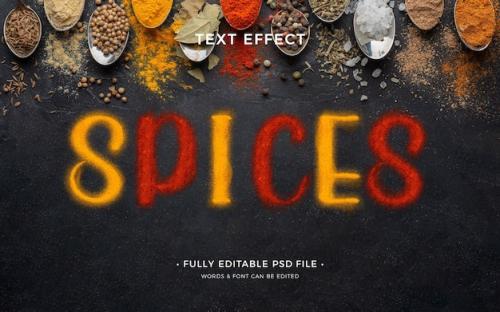 Spices Text Effect