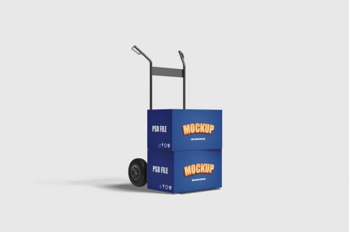 Hand Truck Mockup