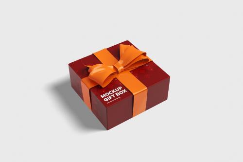 Gift Box Mockup