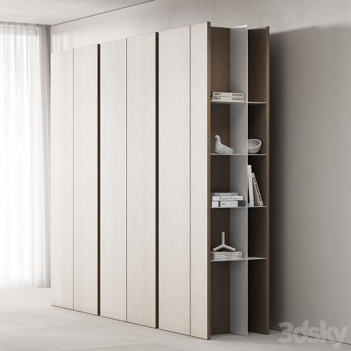 171 cabinet furniture 03 modern cupboard with decor 01