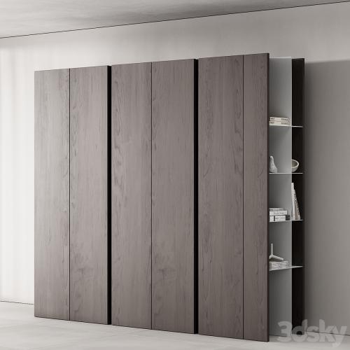 171 cabinet furniture 03 modern cupboard with decor 01