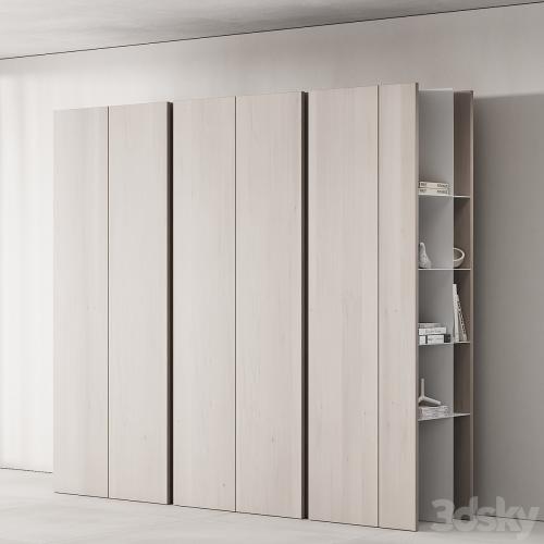 171 cabinet furniture 03 modern cupboard with decor 01