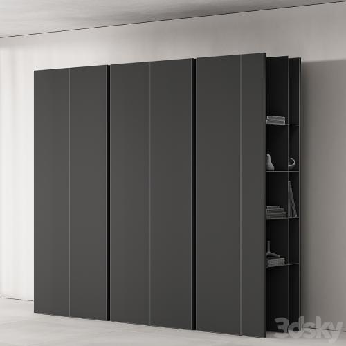 171 cabinet furniture 03 modern cupboard with decor 01