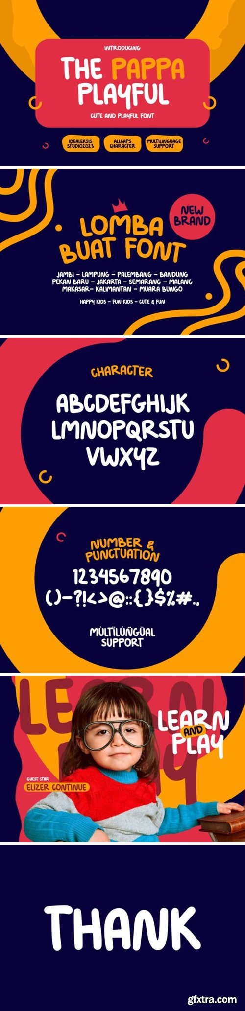 The Pappa Playful Font