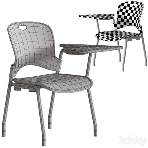 Herman Miller Caper Stacking Chair with table