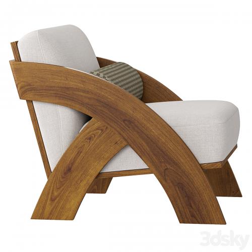 JecksonLoft upholstered wooden chair