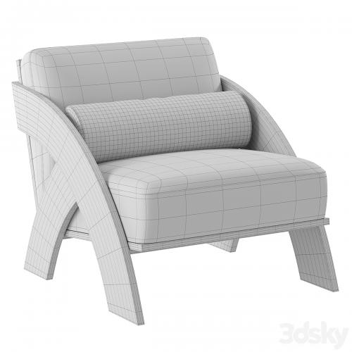 JecksonLoft upholstered wooden chair