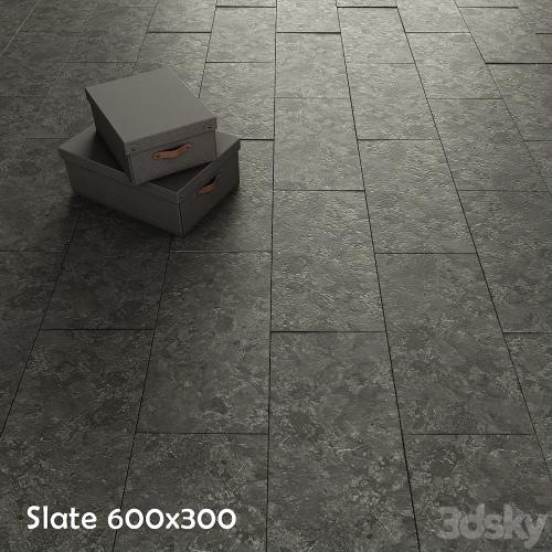 Slate in two colors