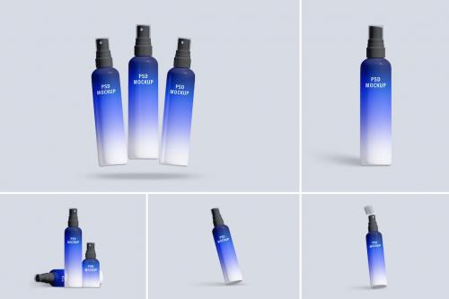 Spray Bottle Mockup