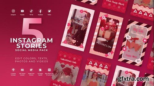 Videohive Valentine Day Instagram Vertical Reel 50007491