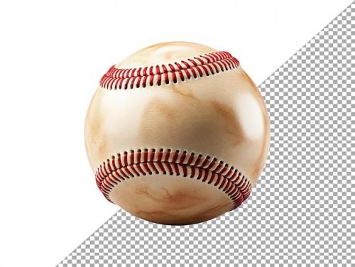 Isolated Baseball Ball With Transparent Background