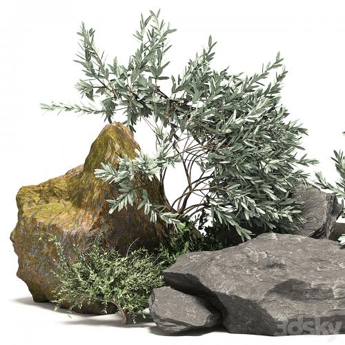 Stone + Bush Pack 3