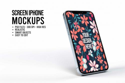 Screen Iphone 14 Mockup