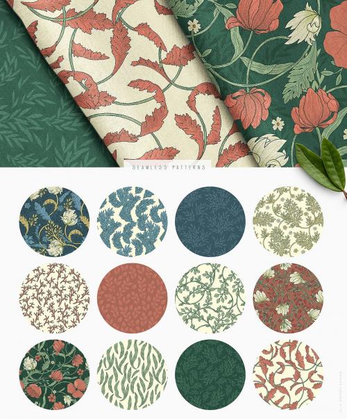 Morris Garden Collection Vector Flowers Floral