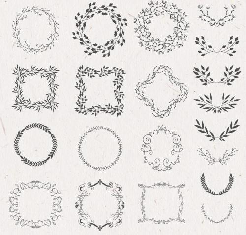 Decoration Toolkit Vector Arrows Borders Frames