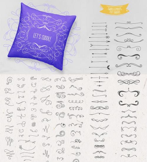 Decoration Toolkit Vector Arrows Borders Frames