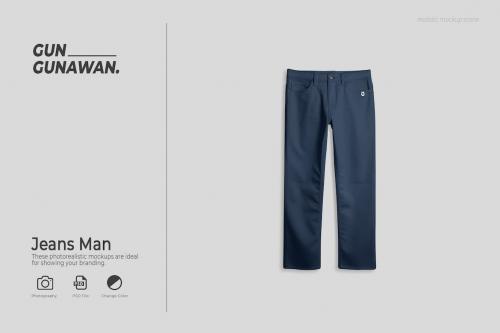 Jeans Man Mockup