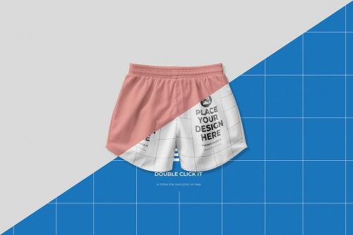 Women Sports Shorts Mockup