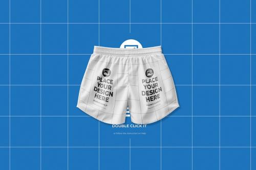 Women Sports Shorts Mockup