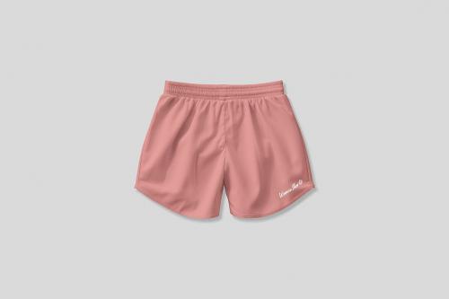 Women Sports Shorts Mockup