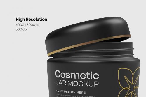 Cosmetic Jar Mockup