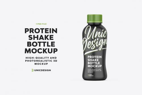 Protein Shake Bottle Mockup