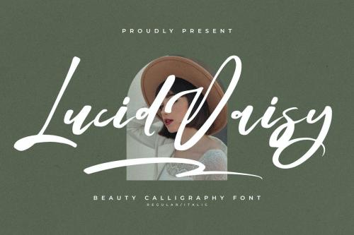 Lucid Daisy Calligraphy Font