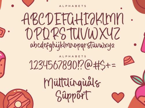 Creamy Dough Handwriting Font