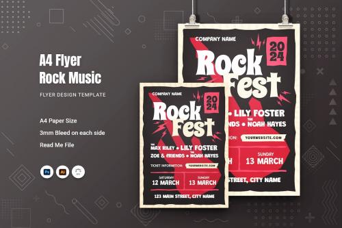 Rock Music Flyer