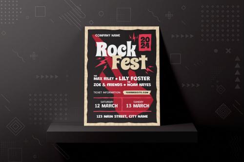 Rock Music Flyer