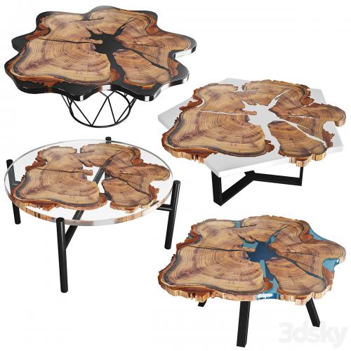 Slab coffee tables