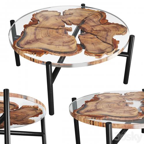 Slab coffee tables