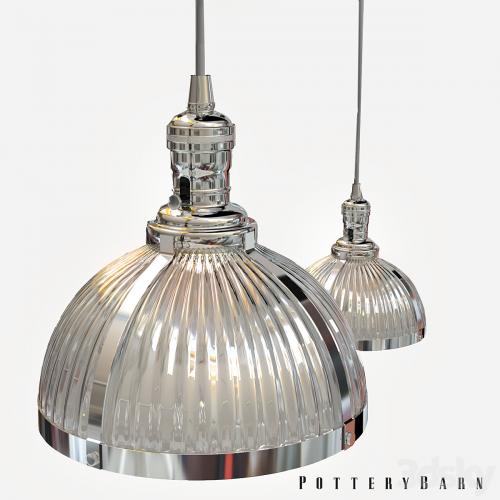 PB Classic Pendant - Ribbed Glass