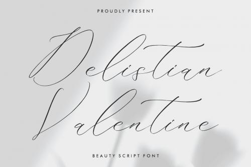 Delistian Valentine Script Font