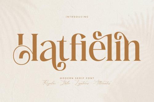 Hatfielin Modern Serif Font