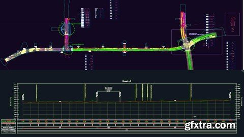 AutoCAD Civil 3D 6km Complete Road & Junction Design Project