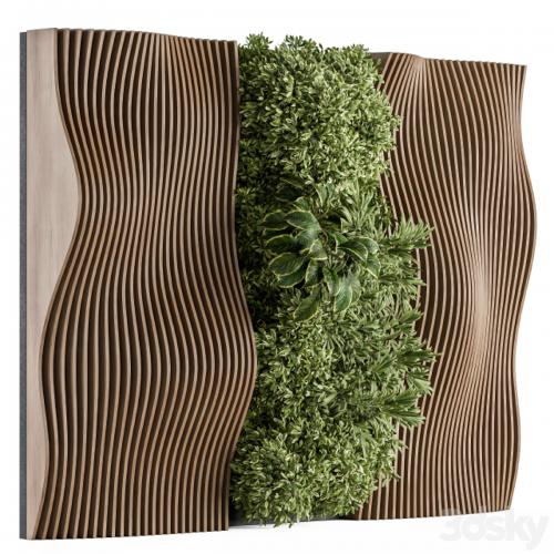 Vertical Garden Wood Parametric Wall - Wall Decor 30