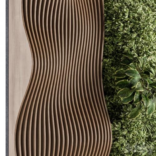 Vertical Garden Wood Parametric Wall - Wall Decor 30