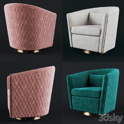 Clara Swivel Barrel Chair