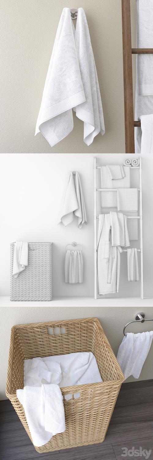 A set of towels for the bathroom m30