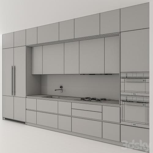 Kitchen Modern - Wood and Black 114