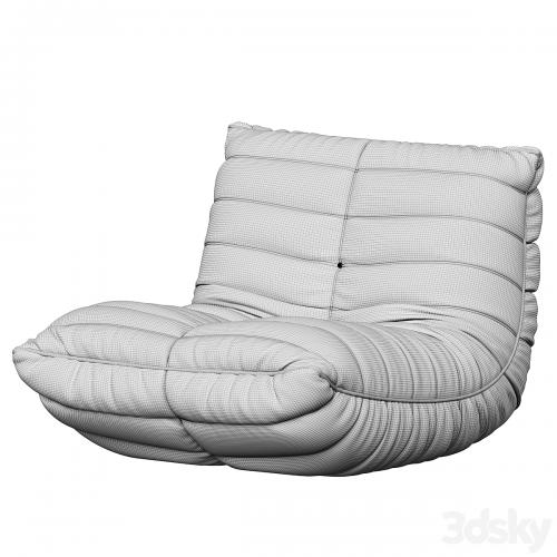 Suede Armless Bean Bag Chair & Lounger by Trule