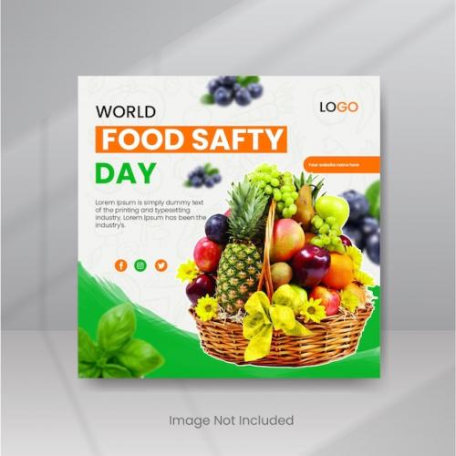 Creative World Food Day Social Media Post Design Template