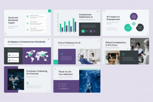 AI Entertainment Industry - Powerpoint Templates