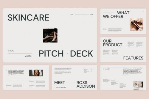 Skincare Pitch Deck - Powerpoint Templates