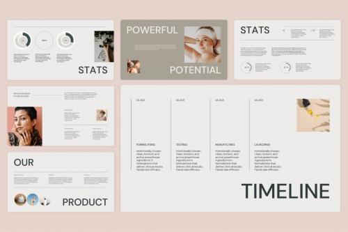 Skincare Pitch Deck - Powerpoint Templates