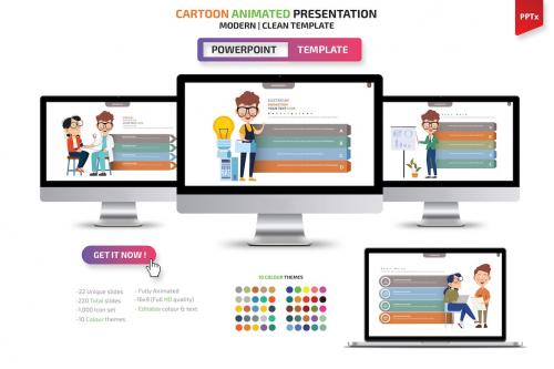 Cartoon Powerpoint Presentation Templates