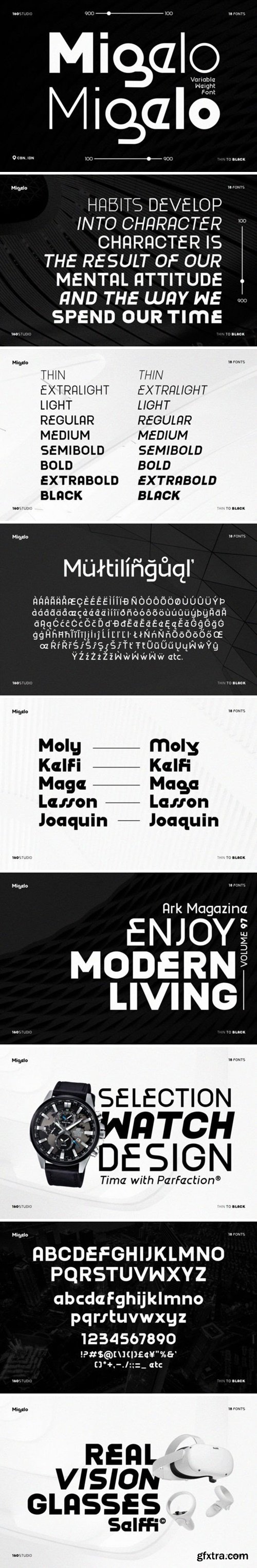 Migelo Variable Font