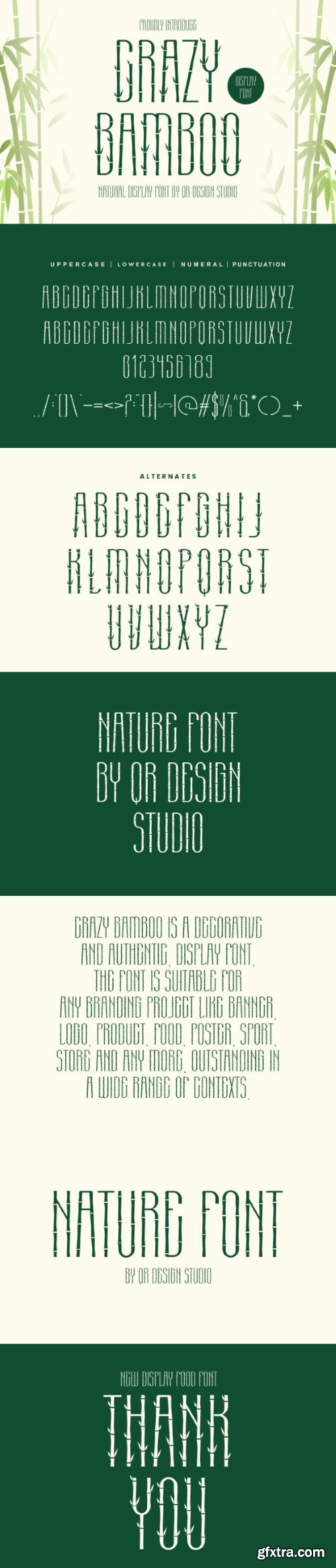 Crazy Bamboo Font